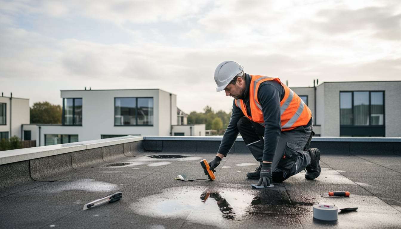Plat dak reparatie kosten in 2026: wat betaal je per m²?