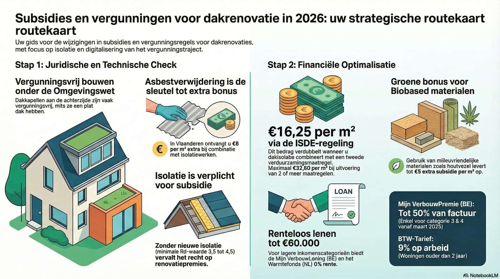 Subsidies en vergunningen voor dakrenovatie in 2026: uw strategische routekaart
