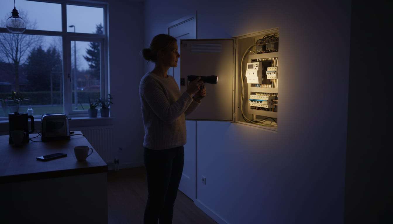 Stroomuitval in huis: wat controleer je eerst?