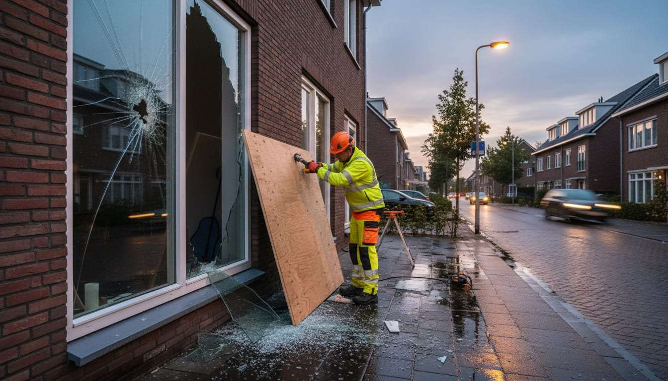 Glaszetter nodig bij spoed? Dit moet je direct regelen