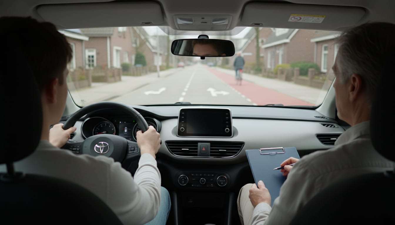 Rijbewijs B praktijkexamen: wat zeg je en wat doe je bij vragen van de examinator?