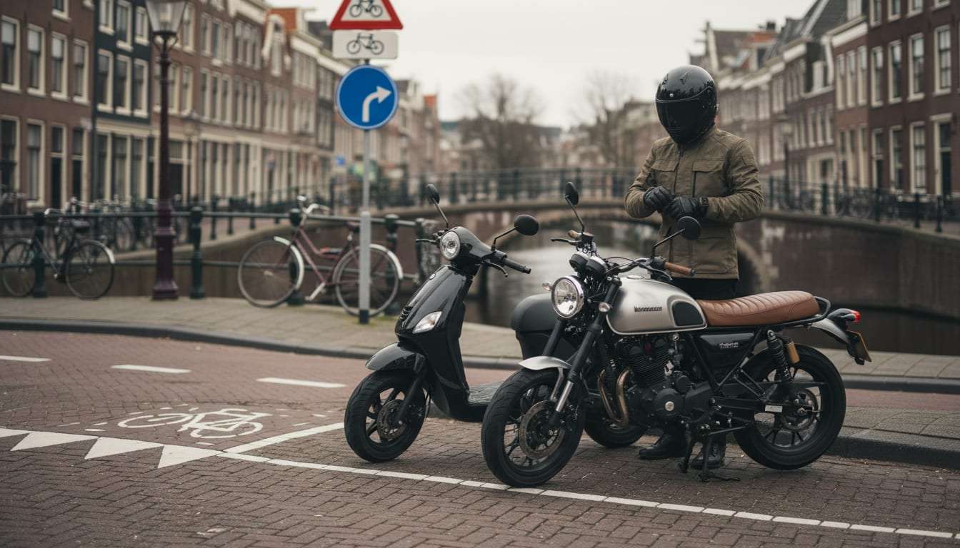 Scooter rijbewijs AM vs. A1: welke regels gelden en wat moet je leren?