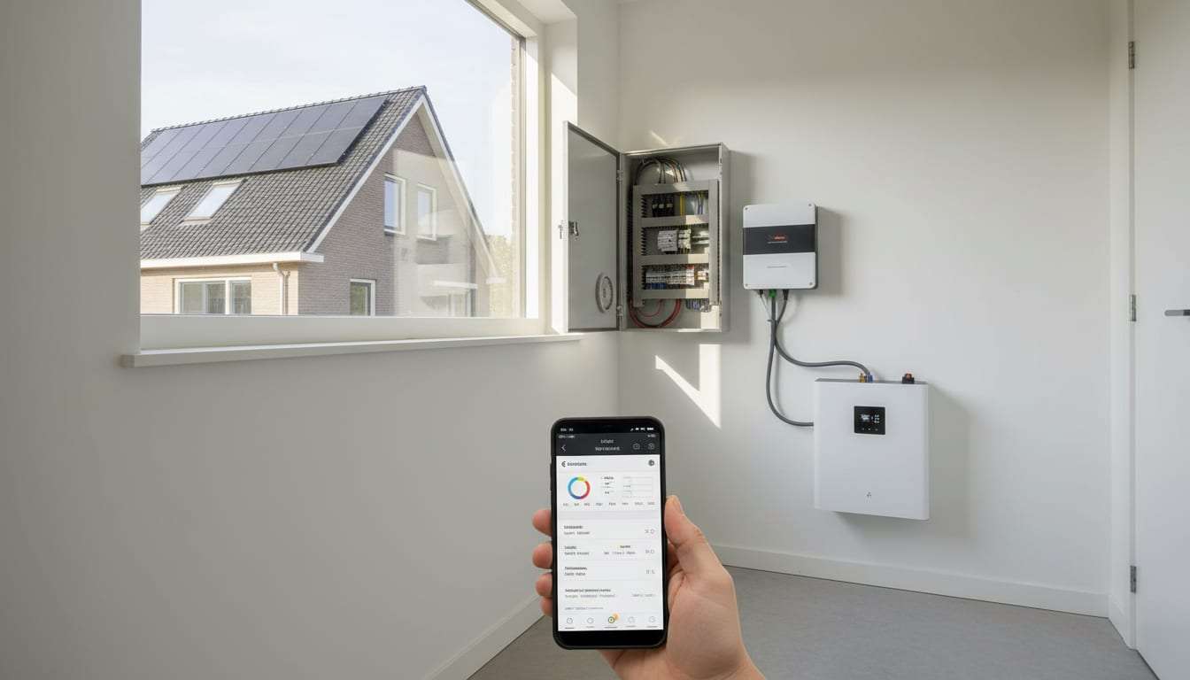 Hoe werkt een thuisbatterij met zonnepanelen?