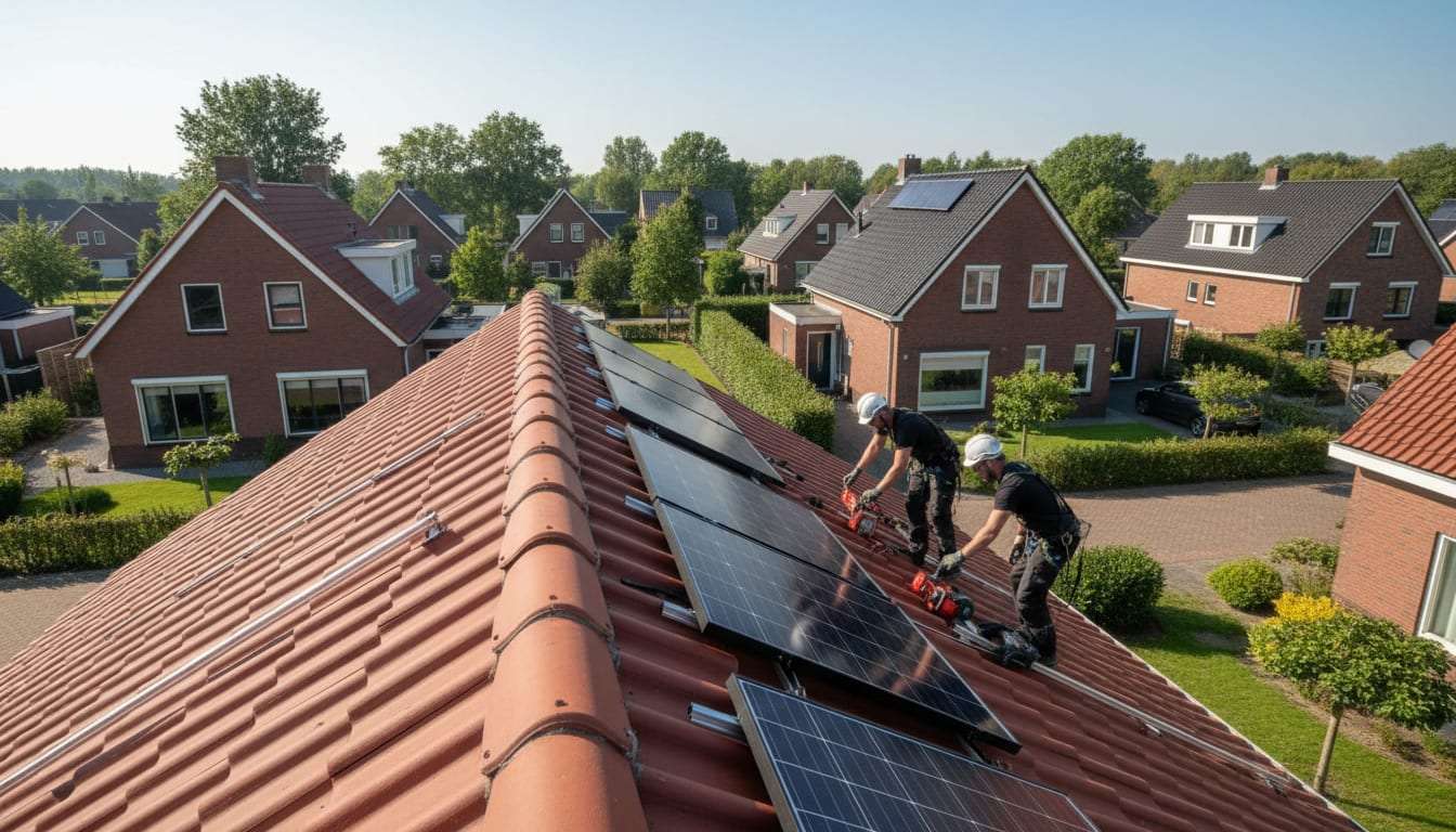 Zonnepanelen laten installeren op een schuin dak: kan dat altijd?